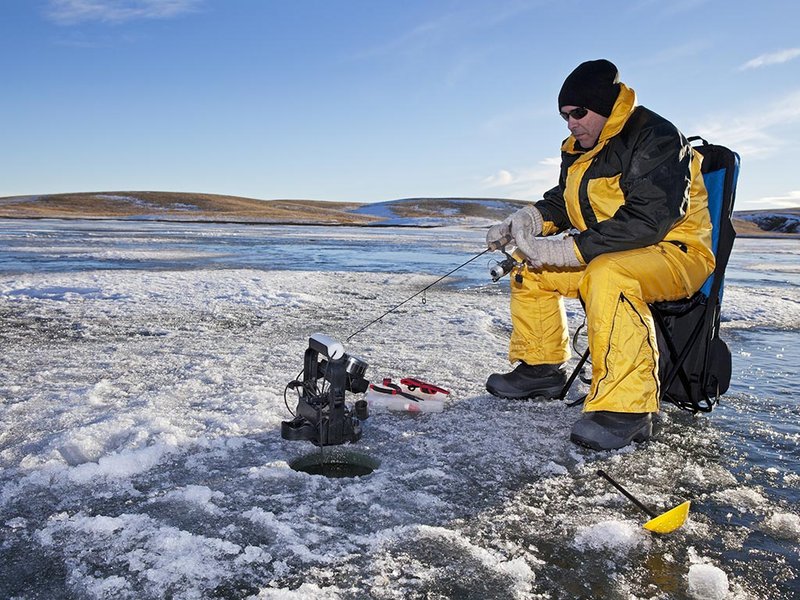 Learn about ice fishing live game